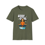 Stay Cool Woman T-shirt with Meditative Design