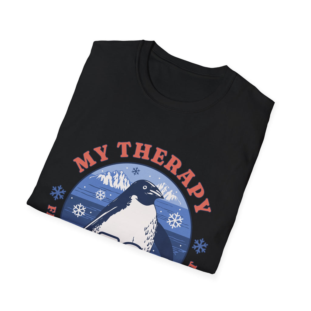 My Therapy Penguin T-Shirt with Fun Print